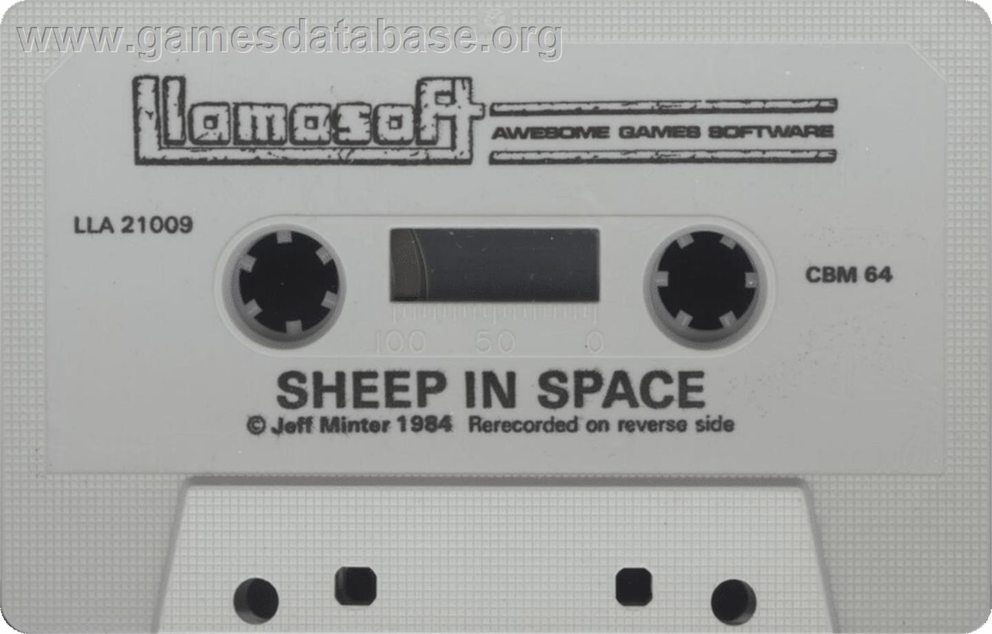 Sheep In Space - Commodore 64 - Artwork - Cartridge