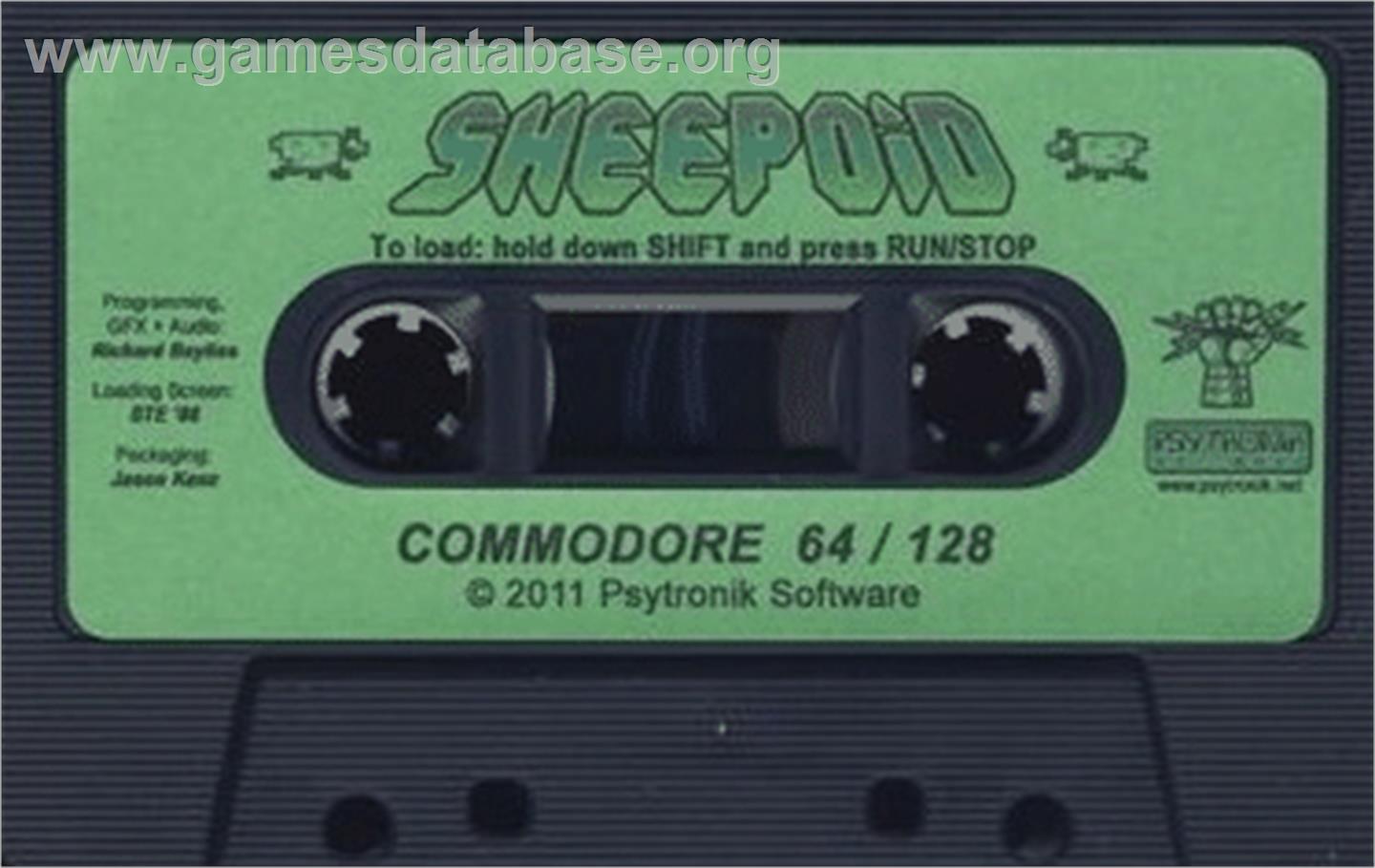 Sheepoid - Commodore 64 - Artwork - Cartridge