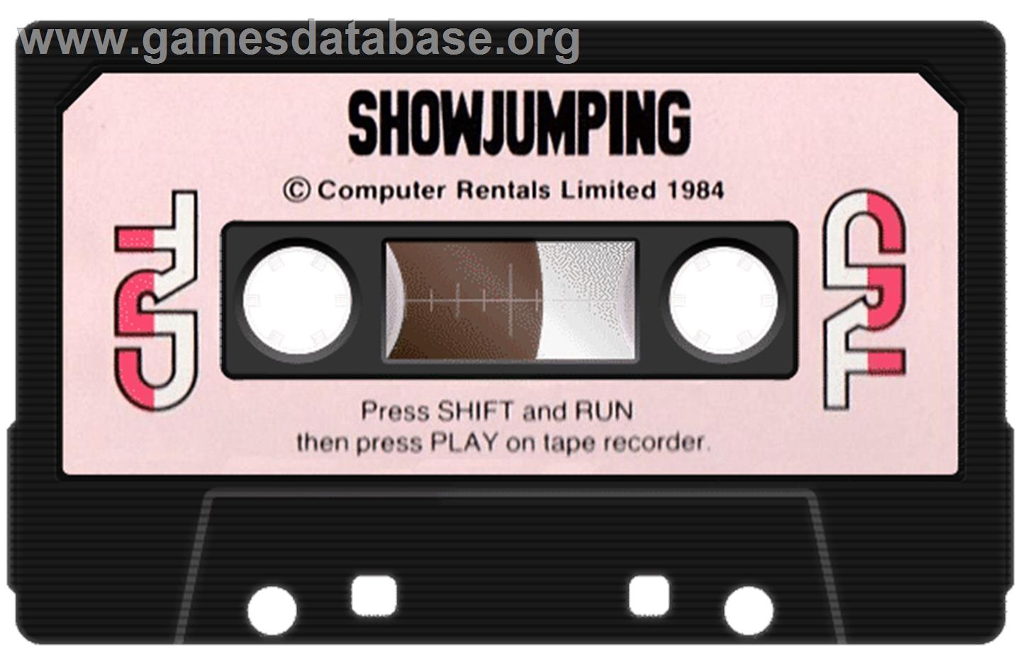 Show Jumping - Commodore 64 - Artwork - Cartridge