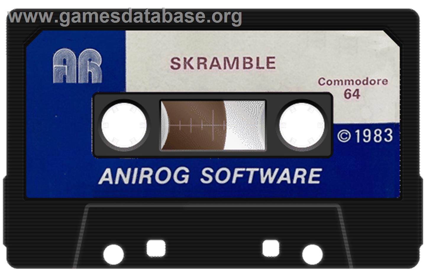 Skramble (Rabbit) - Commodore 64 - Artwork - Cartridge