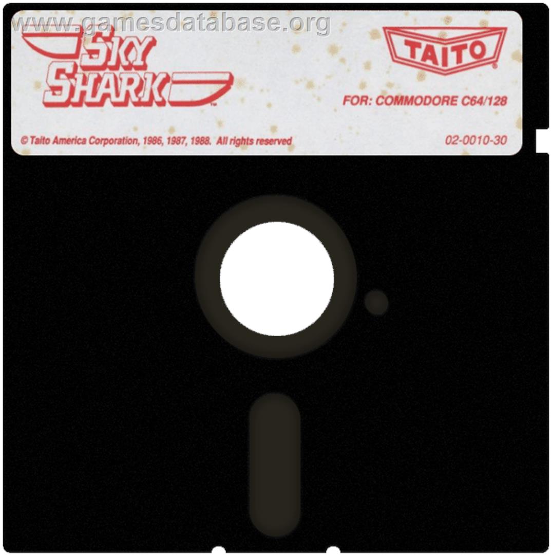 Sky Shark - Commodore 64 - Artwork - Cartridge