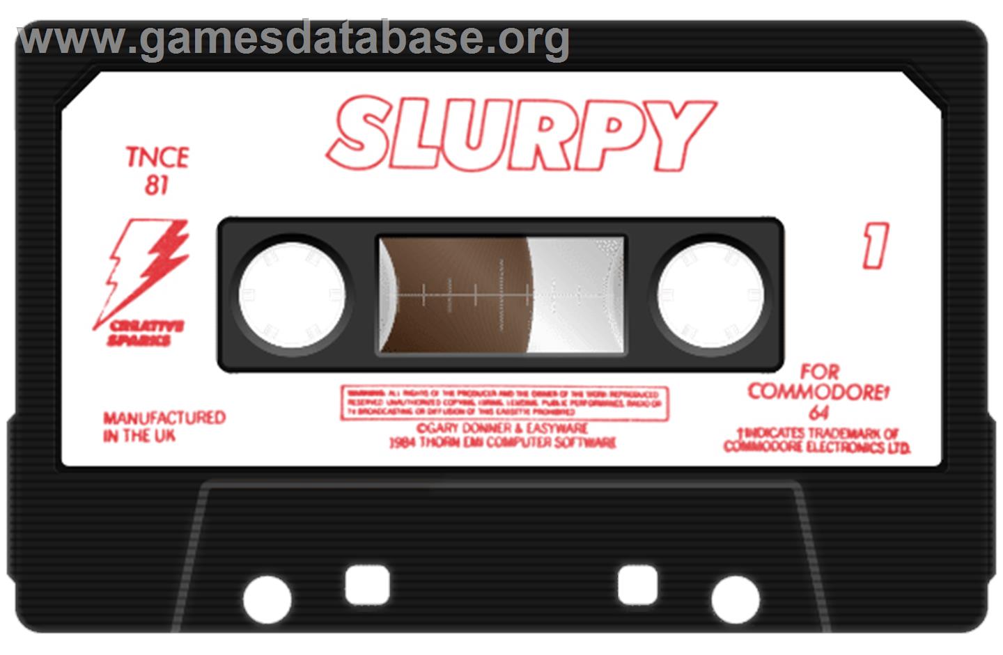 Slurpy - Commodore 64 - Artwork - Cartridge