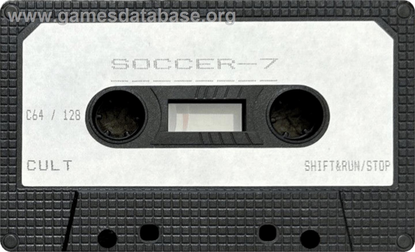 Soccer 7 - Commodore 64 - Artwork - Cartridge