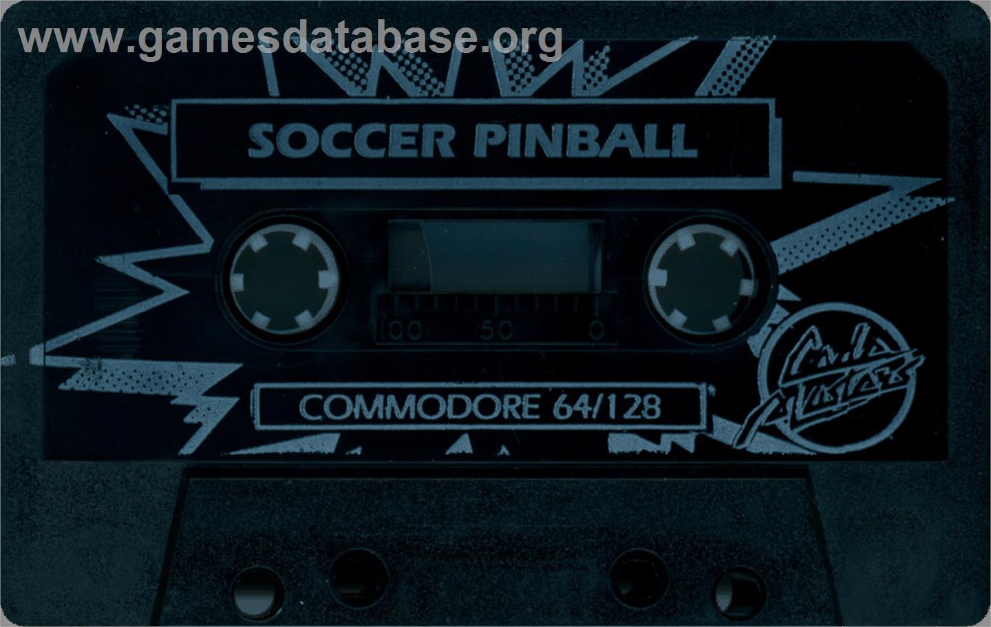 Soccer Pinball - Commodore 64 - Artwork - Cartridge