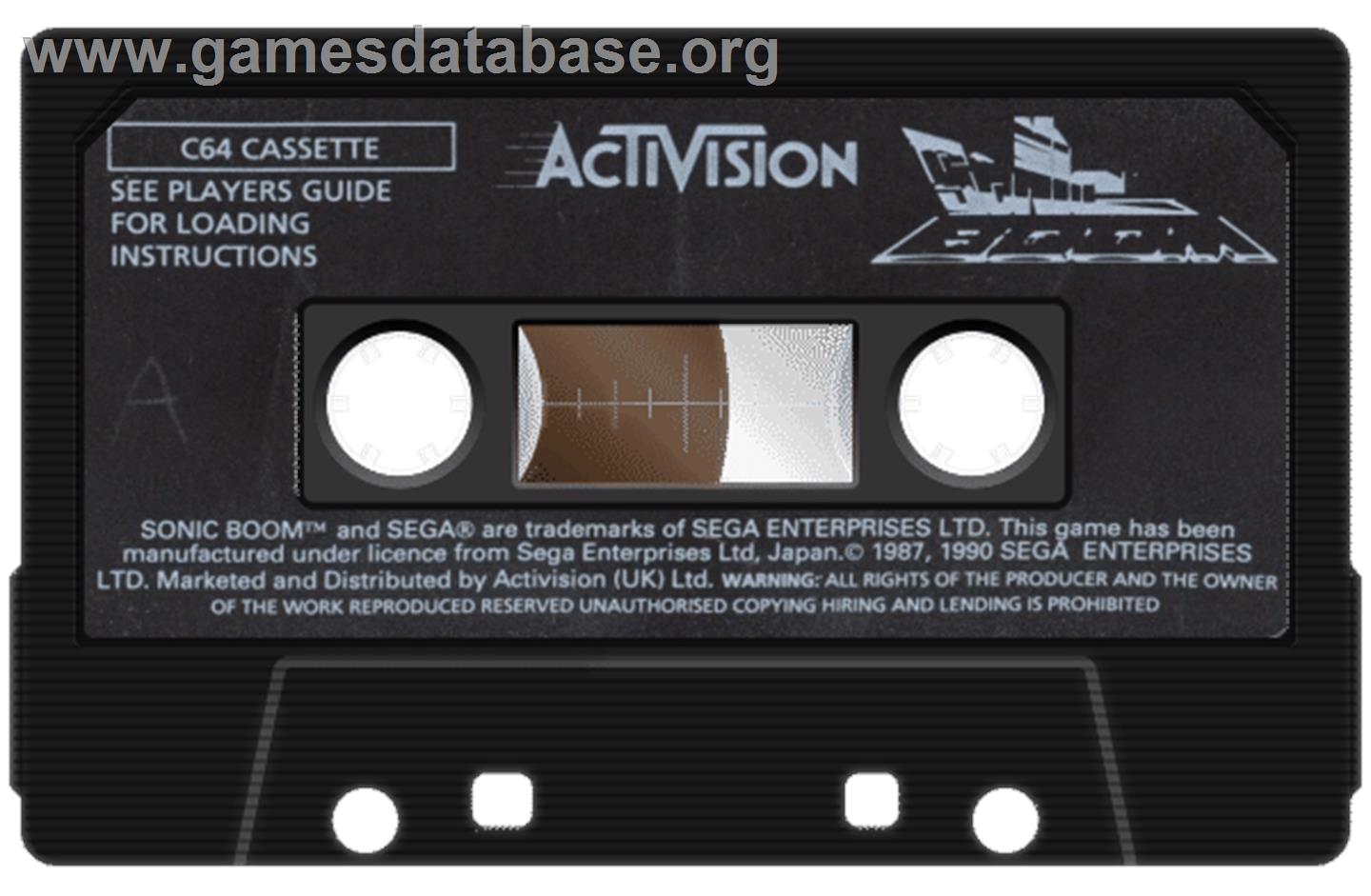 Sonic Boom (Activision) - Commodore 64 - Artwork - Cartridge