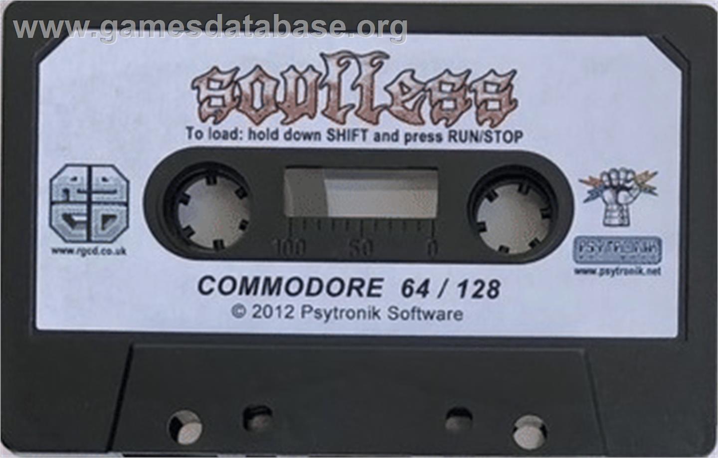 Soulless - Commodore 64 - Artwork - Cartridge