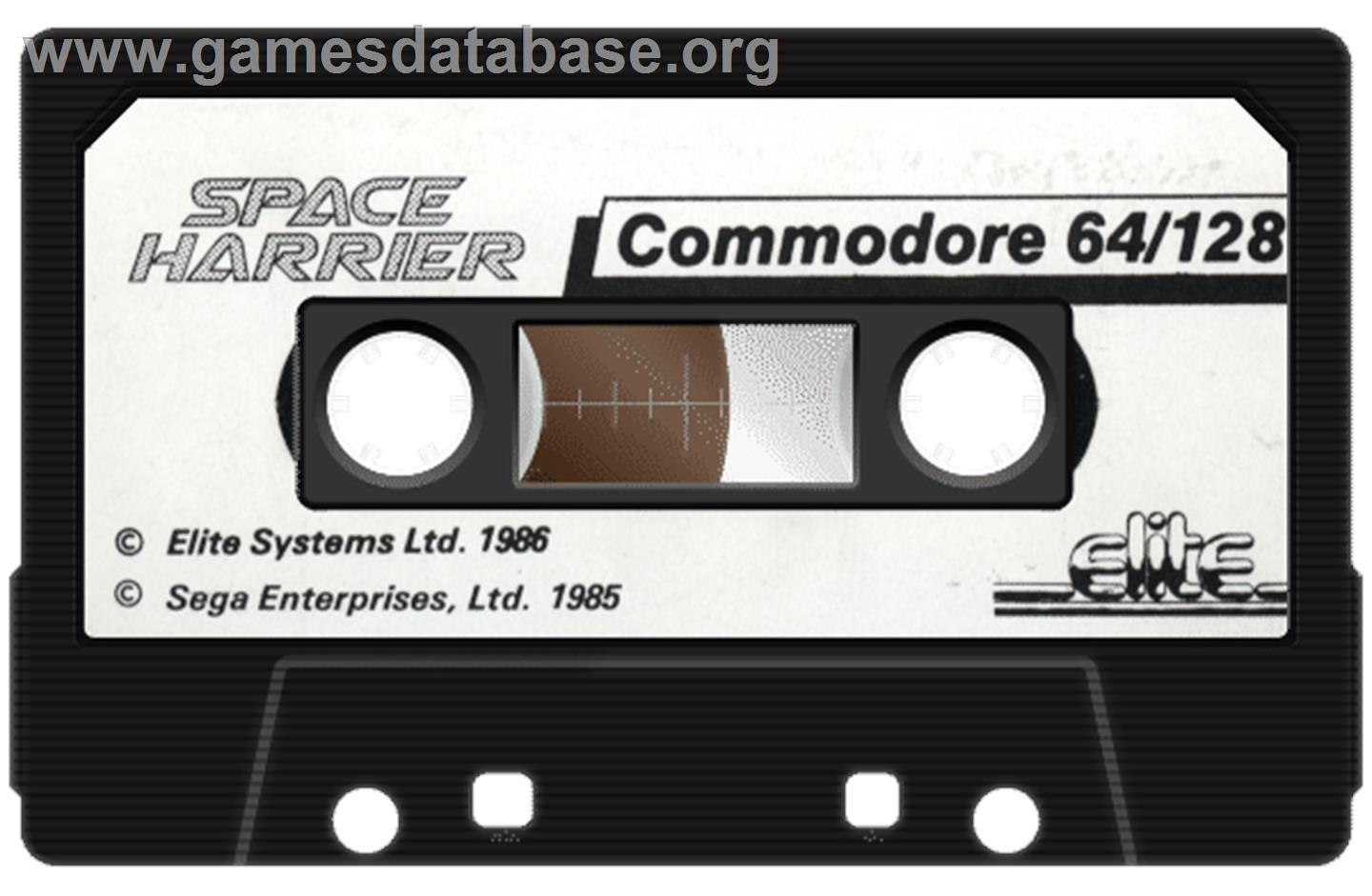 Space Harrier - Commodore 64 - Artwork - Cartridge
