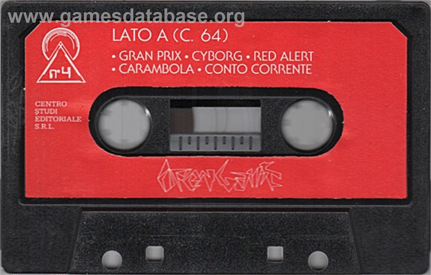 Speed Racer (Electron - 1991) - Commodore 64 - Artwork - Cartridge