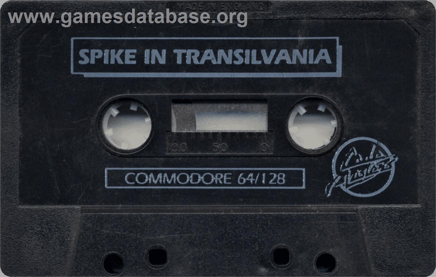 Spike in Transilvania - Commodore 64 - Artwork - Cartridge