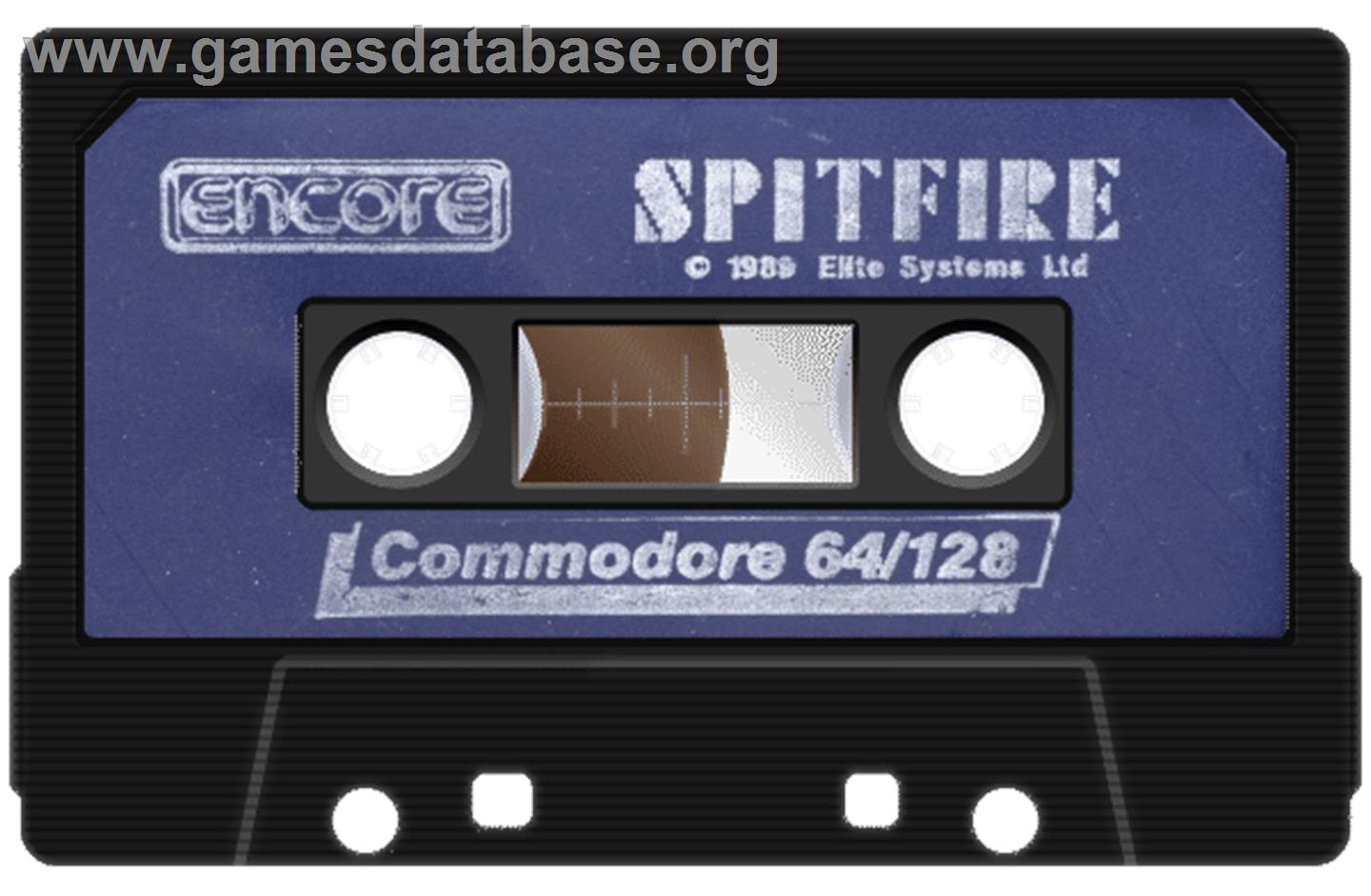 Spitfire - Commodore 64 - Artwork - Cartridge