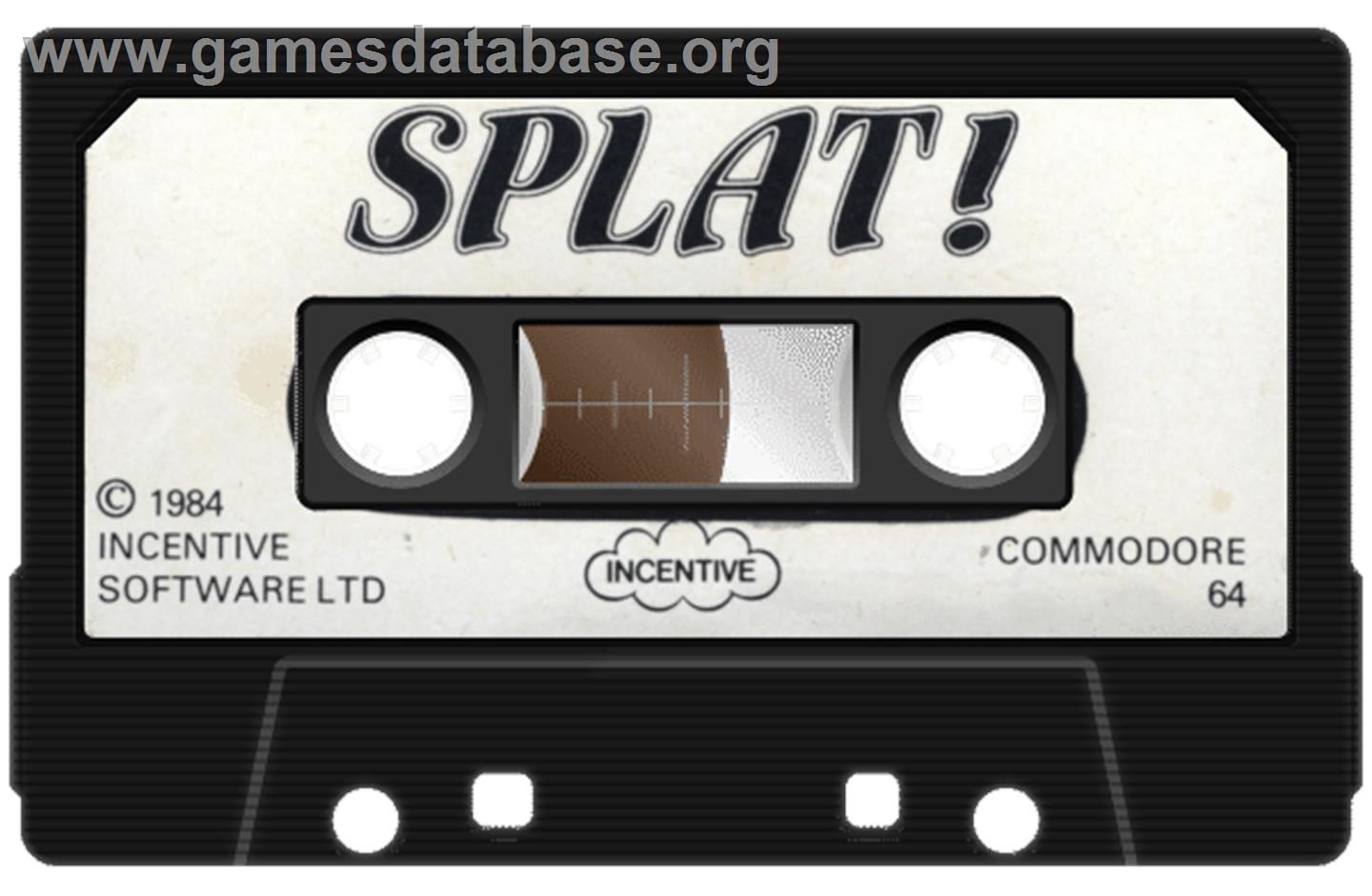 Splat! - Commodore 64 - Artwork - Cartridge