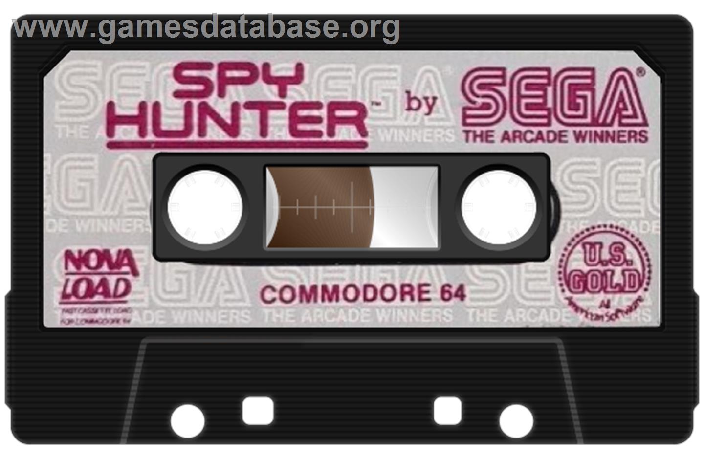 Spy Hunter - Commodore 64 - Artwork - Cartridge