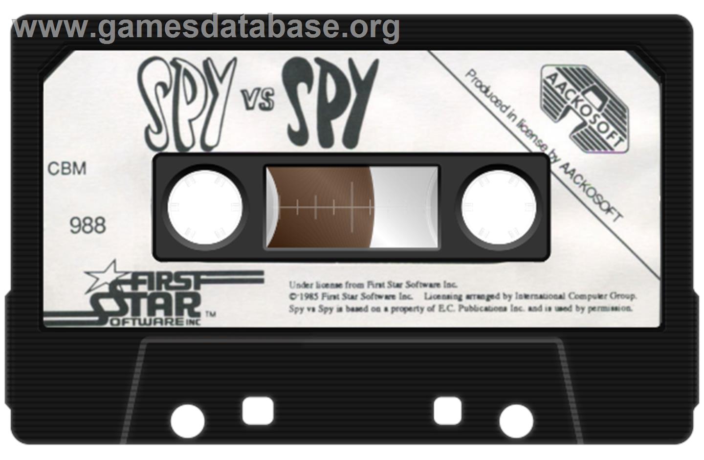 Spy vs Spy: The Island Caper - Commodore 64 - Artwork - Cartridge