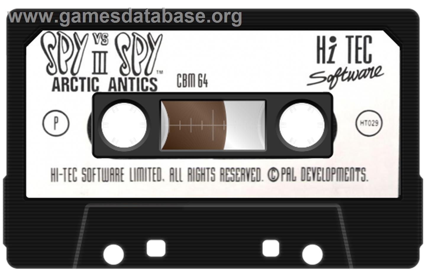 Spy vs Spy III: Arctic Antics - Commodore 64 - Artwork - Cartridge