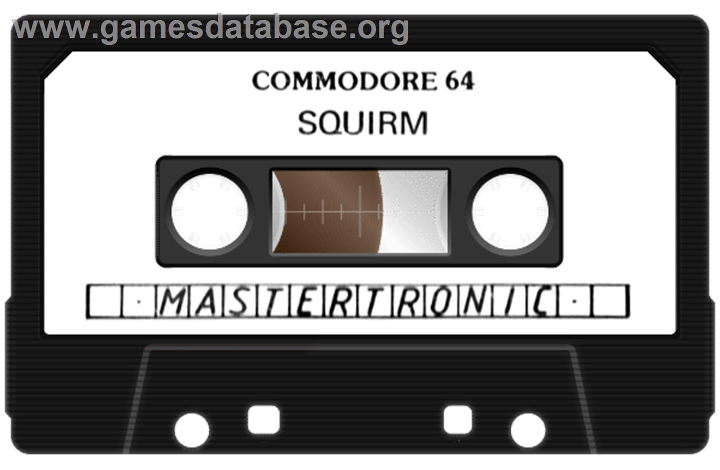 Squirm - Commodore 64 - Artwork - Cartridge