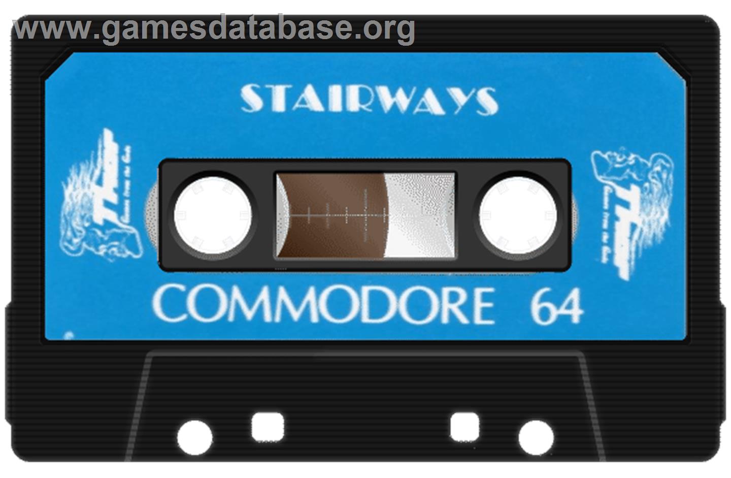 Stairways - Commodore 64 - Artwork - Cartridge