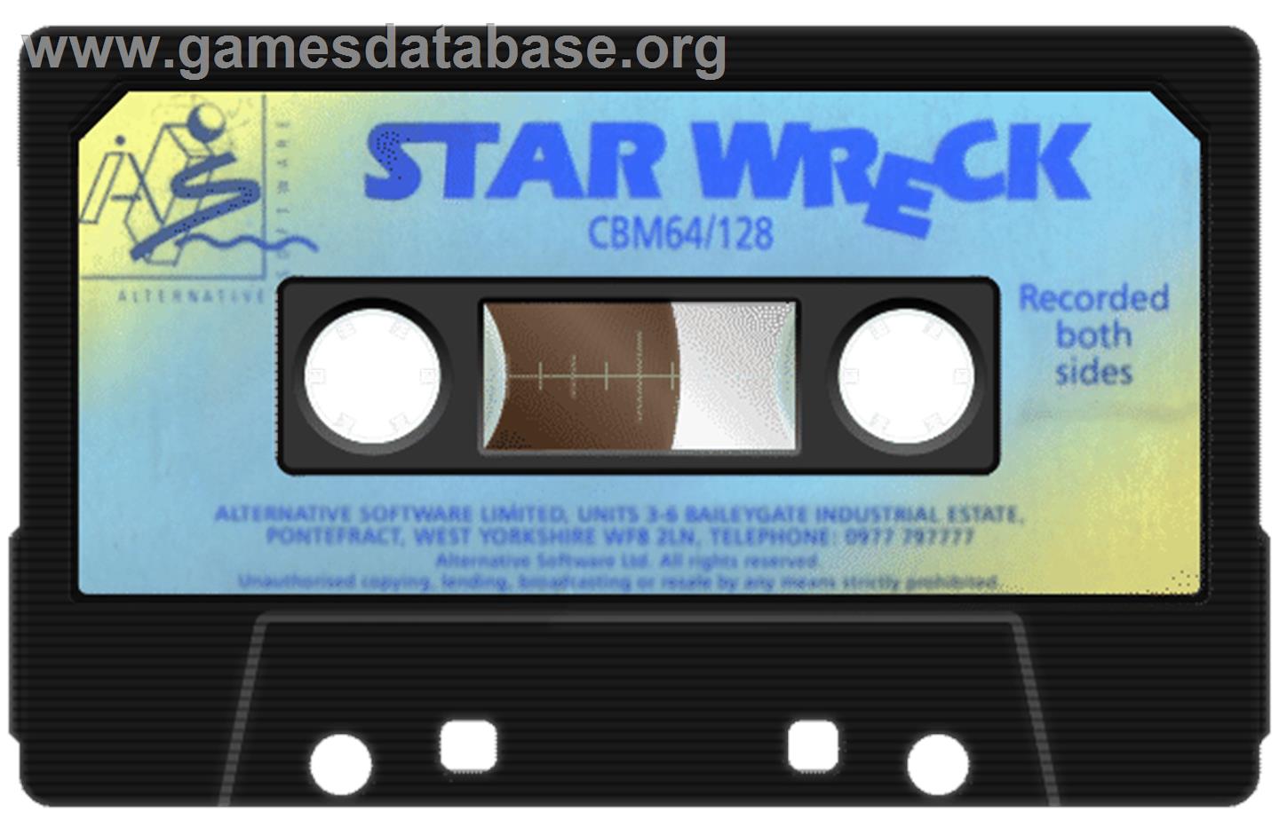 Star-wreck - Commodore 64 - Artwork - Cartridge