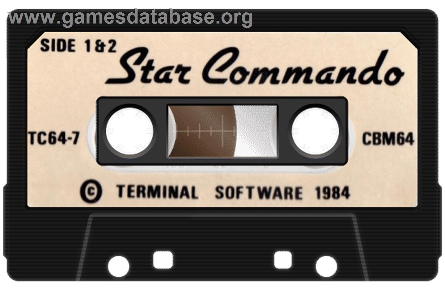 Star Commando - Commodore 64 - Artwork - Cartridge