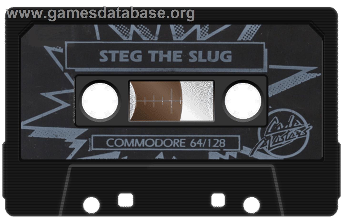 Steg the Slug - Commodore 64 - Artwork - Cartridge
