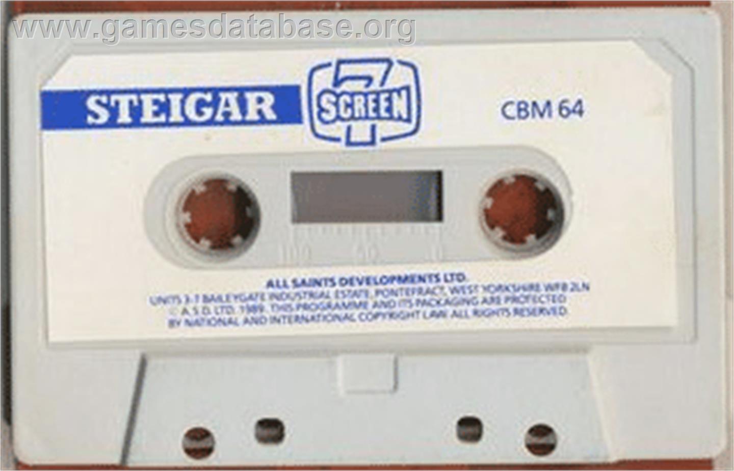 Steigar - Commodore 64 - Artwork - Cartridge