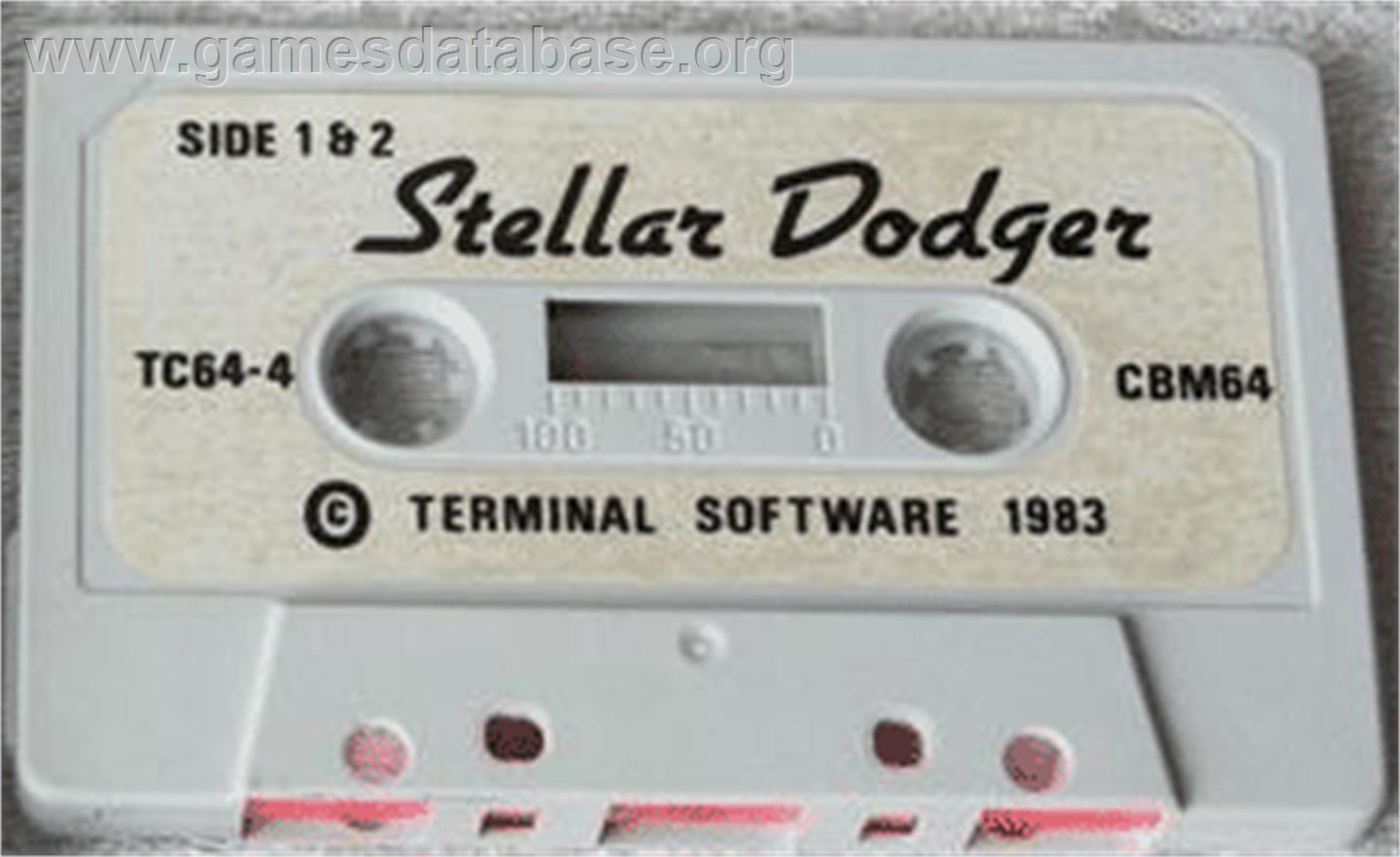 Stellar Dodger - Commodore 64 - Artwork - Cartridge