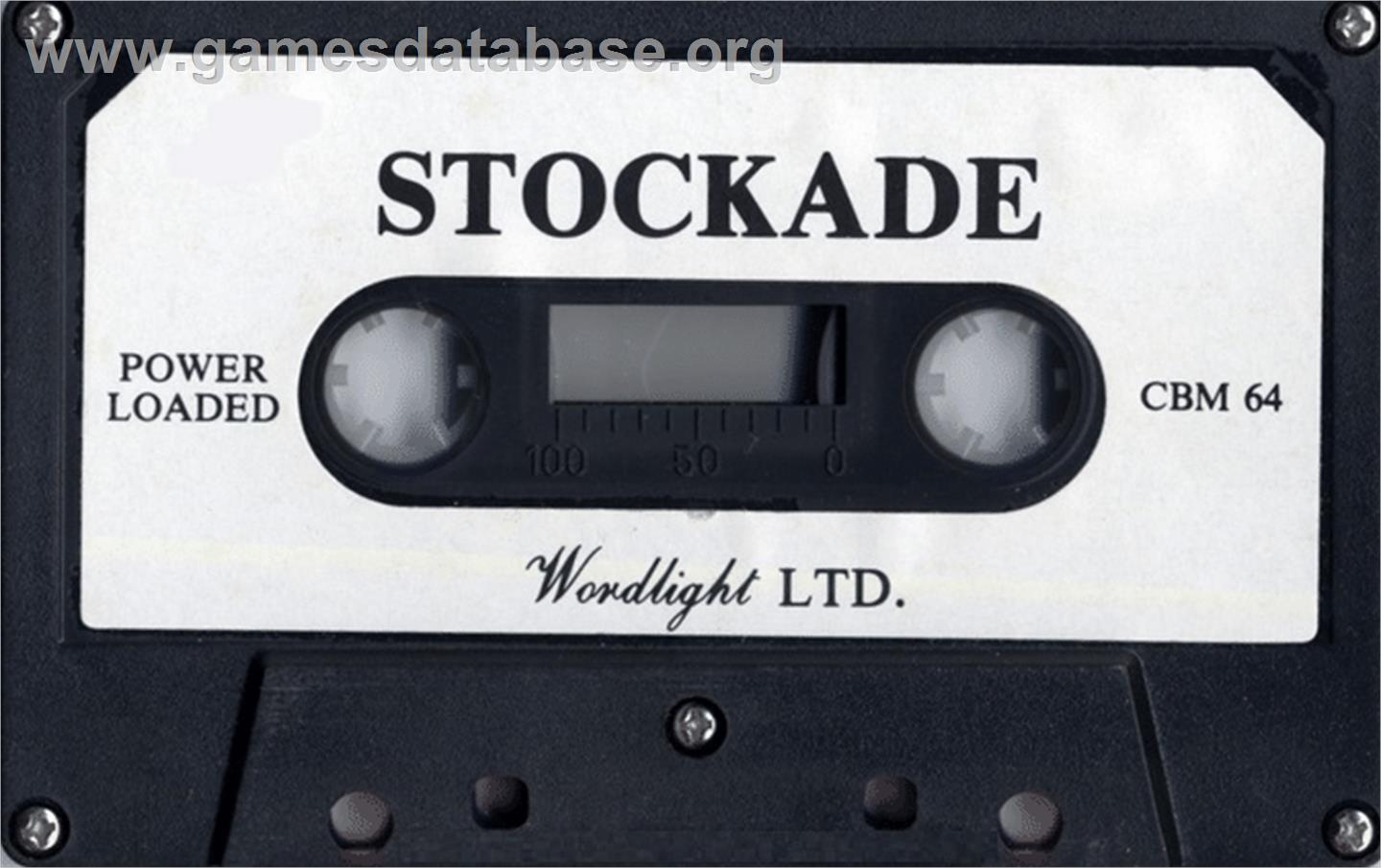 Stockade - Commodore 64 - Artwork - Cartridge