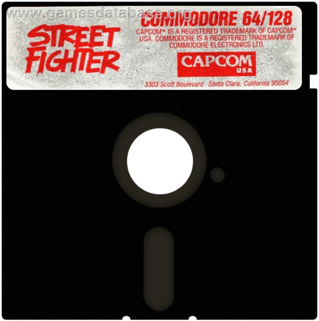 Street Fighter II - Commodore 64 - Artwork - Cartridge