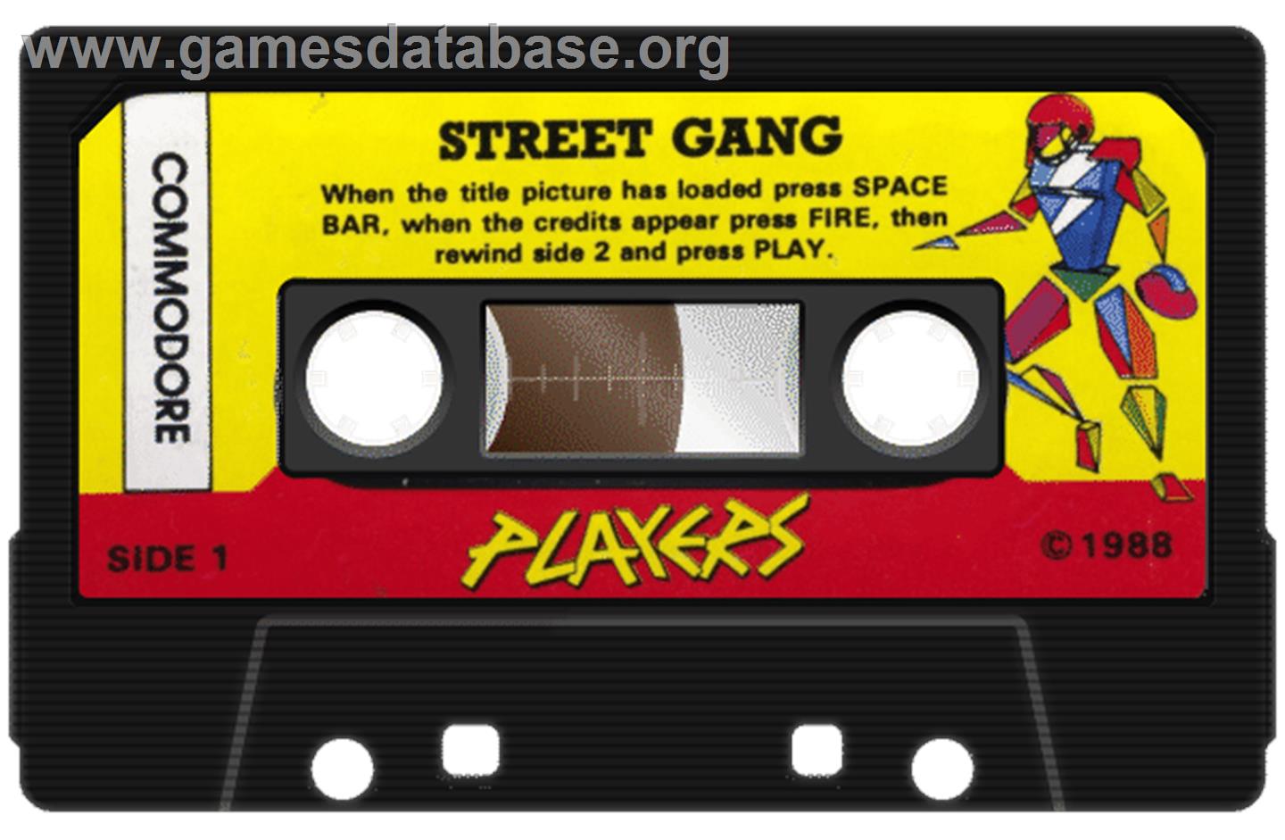 Street Gang - Commodore 64 - Artwork - Cartridge