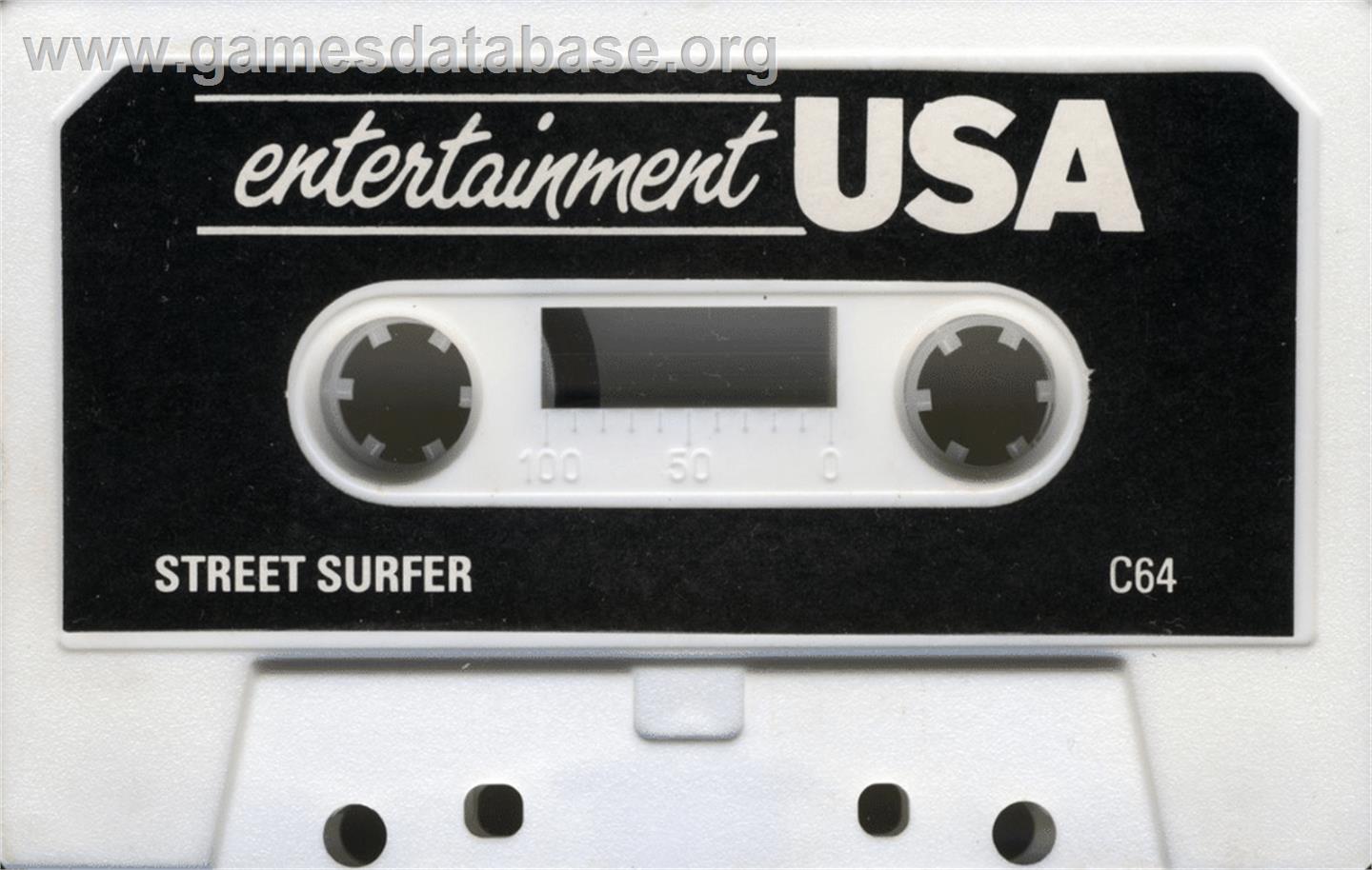 Street Surfer - Commodore 64 - Artwork - Cartridge