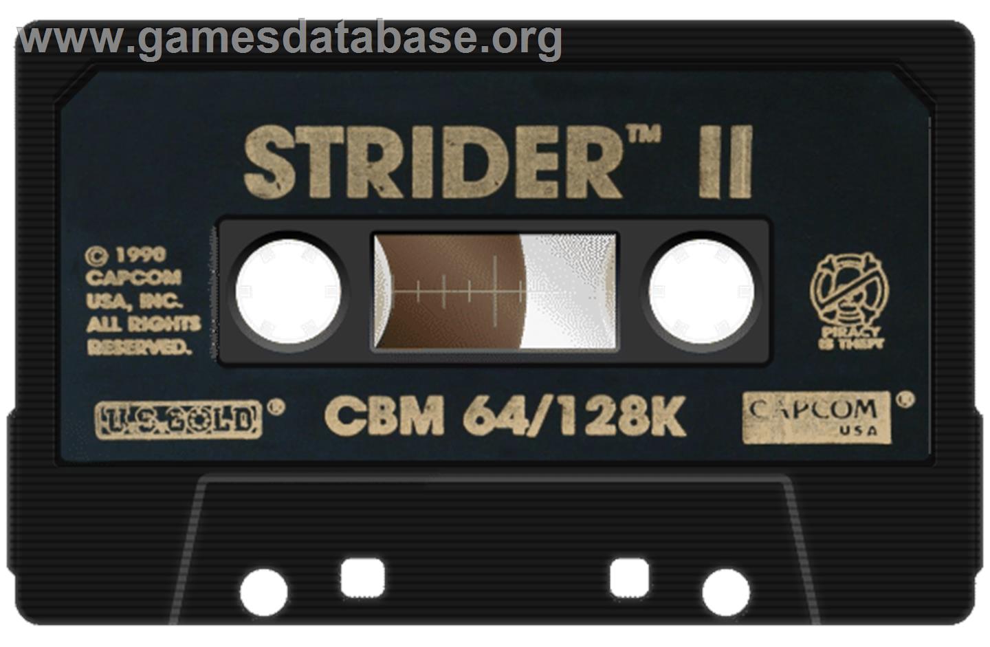 Strider 2 - Commodore 64 - Artwork - Cartridge