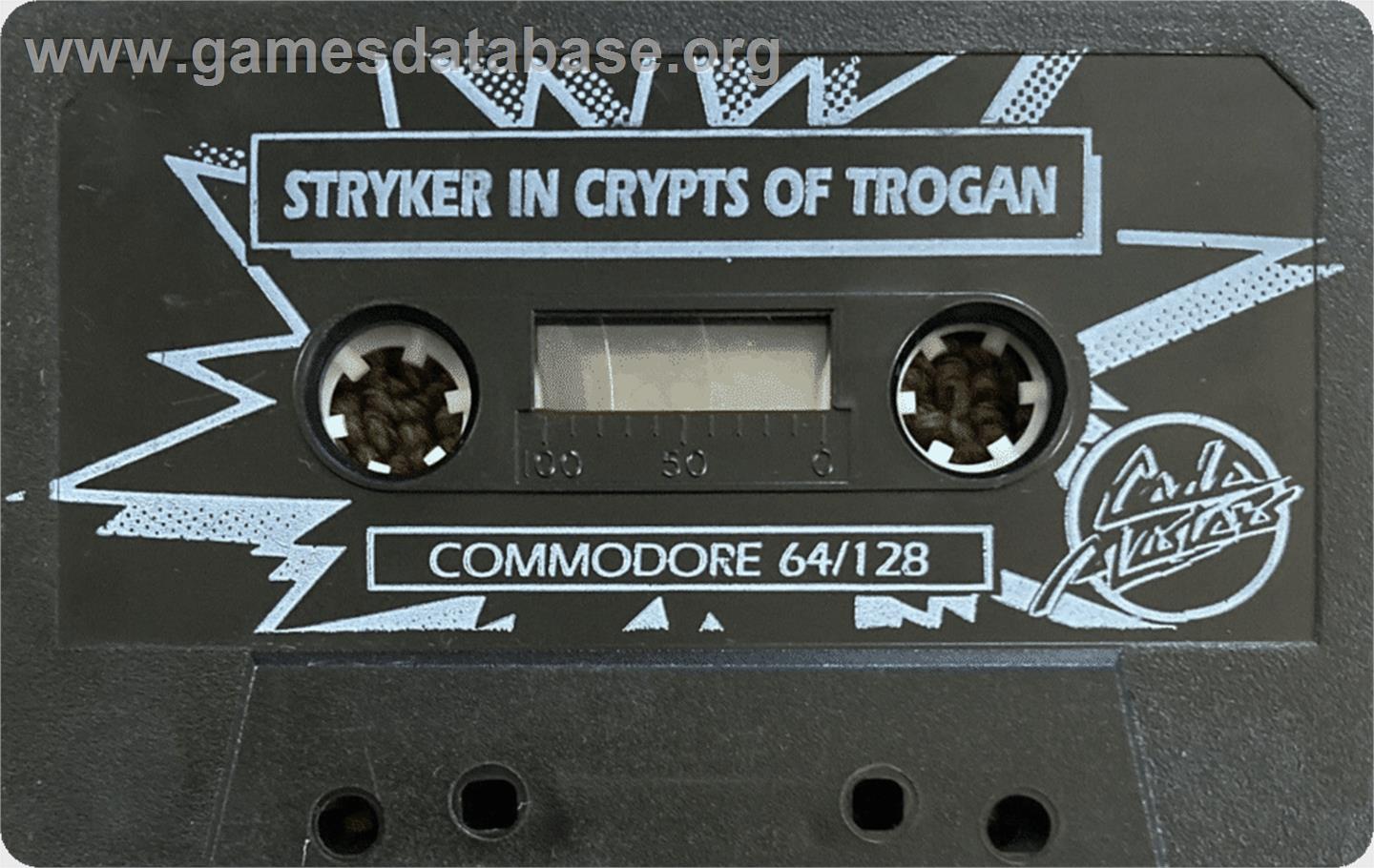 Stryker in the Crypts of Trogan - Commodore 64 - Artwork - Cartridge