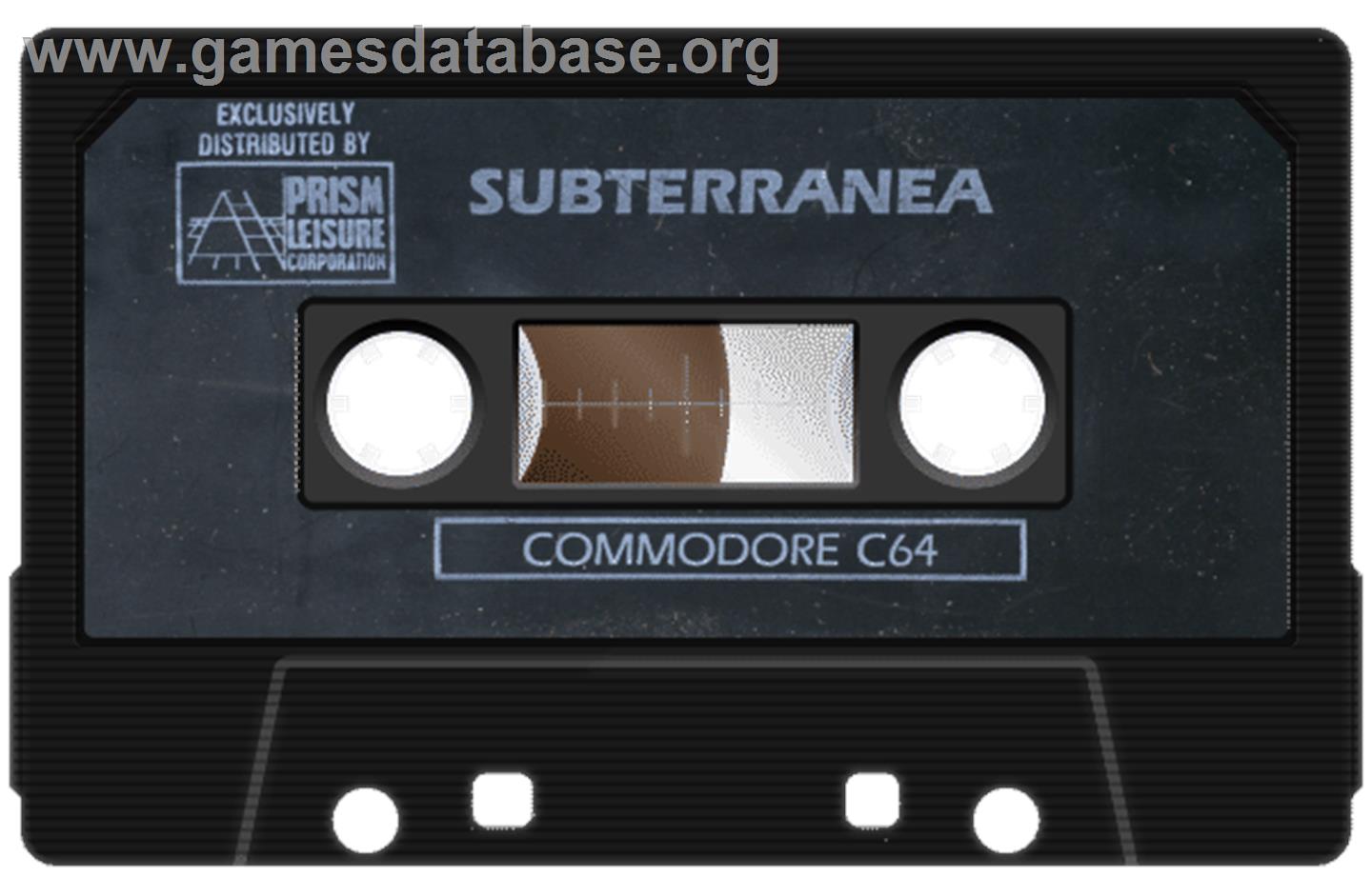 Subterranea - Commodore 64 - Artwork - Cartridge