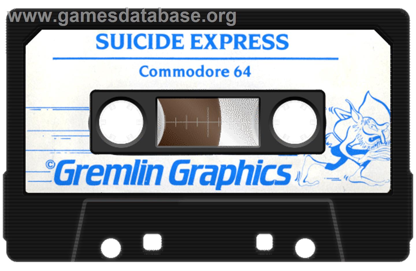 Suicide Express - Commodore 64 - Artwork - Cartridge