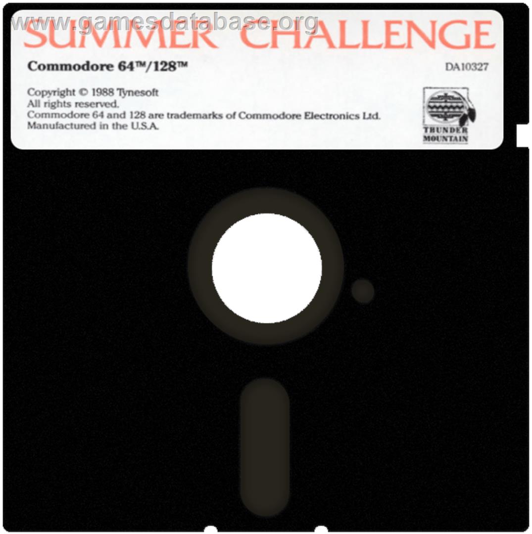 Summer Challenge - Commodore 64 - Artwork - Cartridge