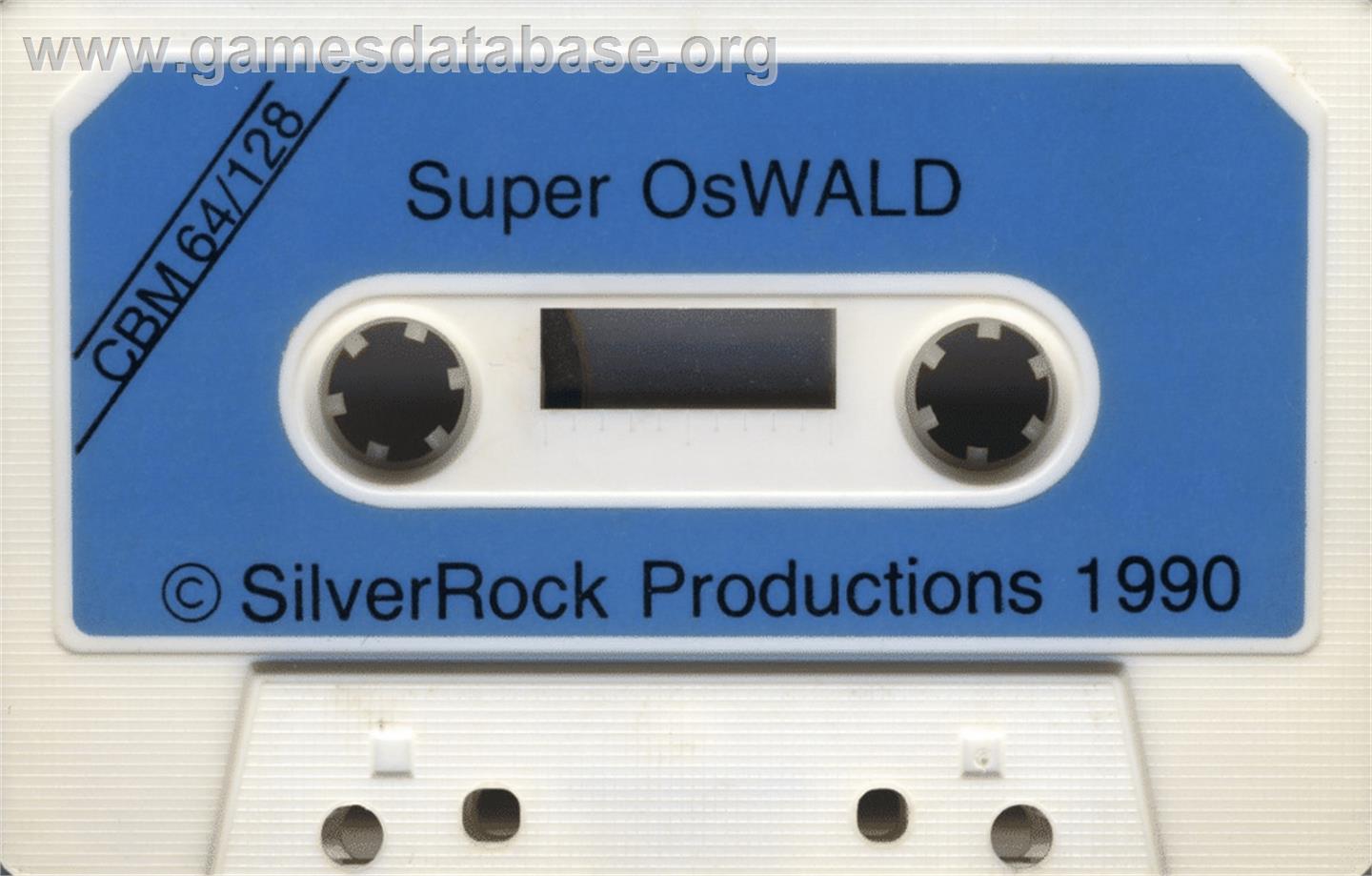 Super Oswald - Commodore 64 - Artwork - Cartridge