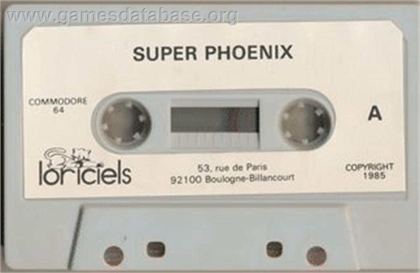 Super Phoenix - Commodore 64 - Artwork - Cartridge