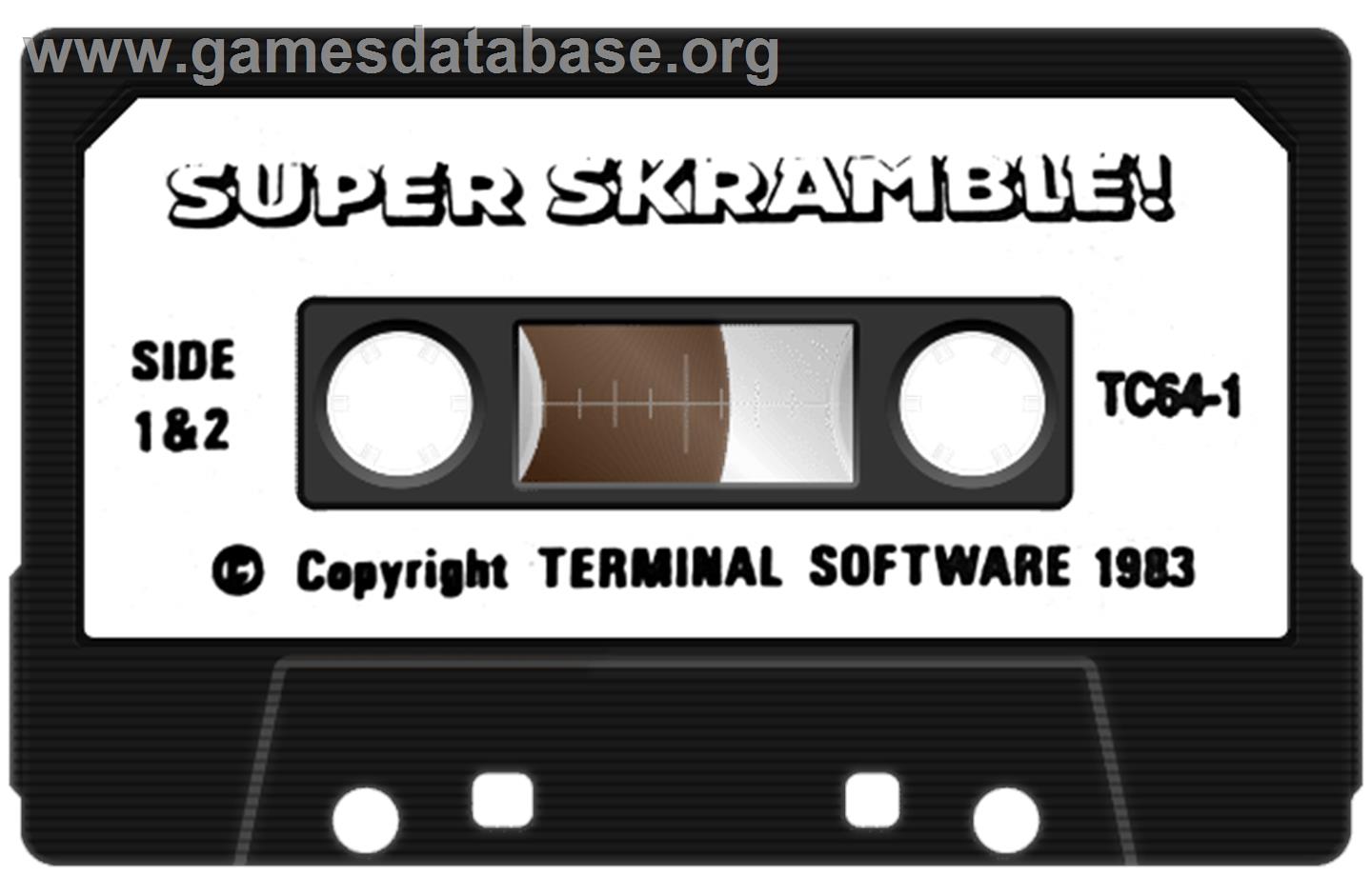 Super Skramble! - Commodore 64 - Artwork - Cartridge