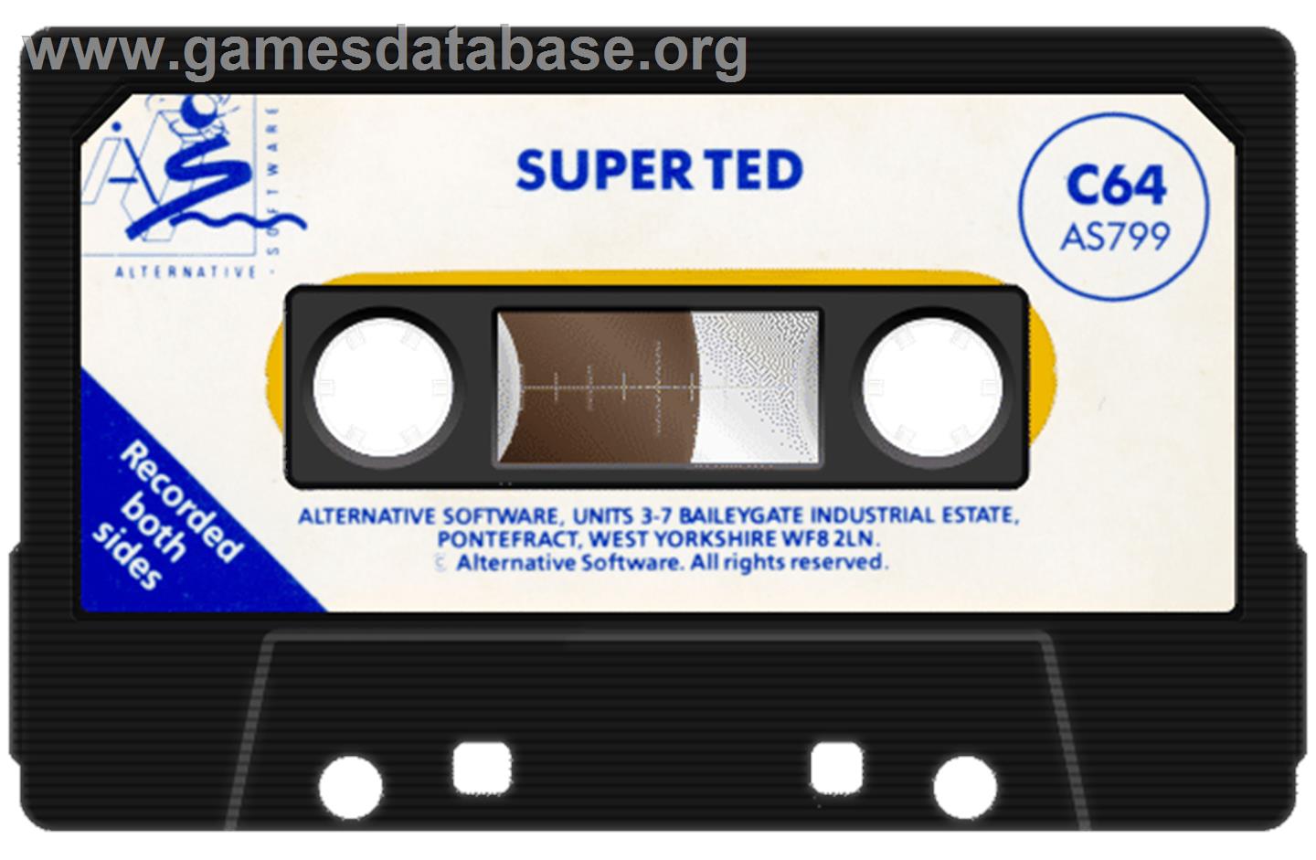 Superted - Commodore 64 - Artwork - Cartridge