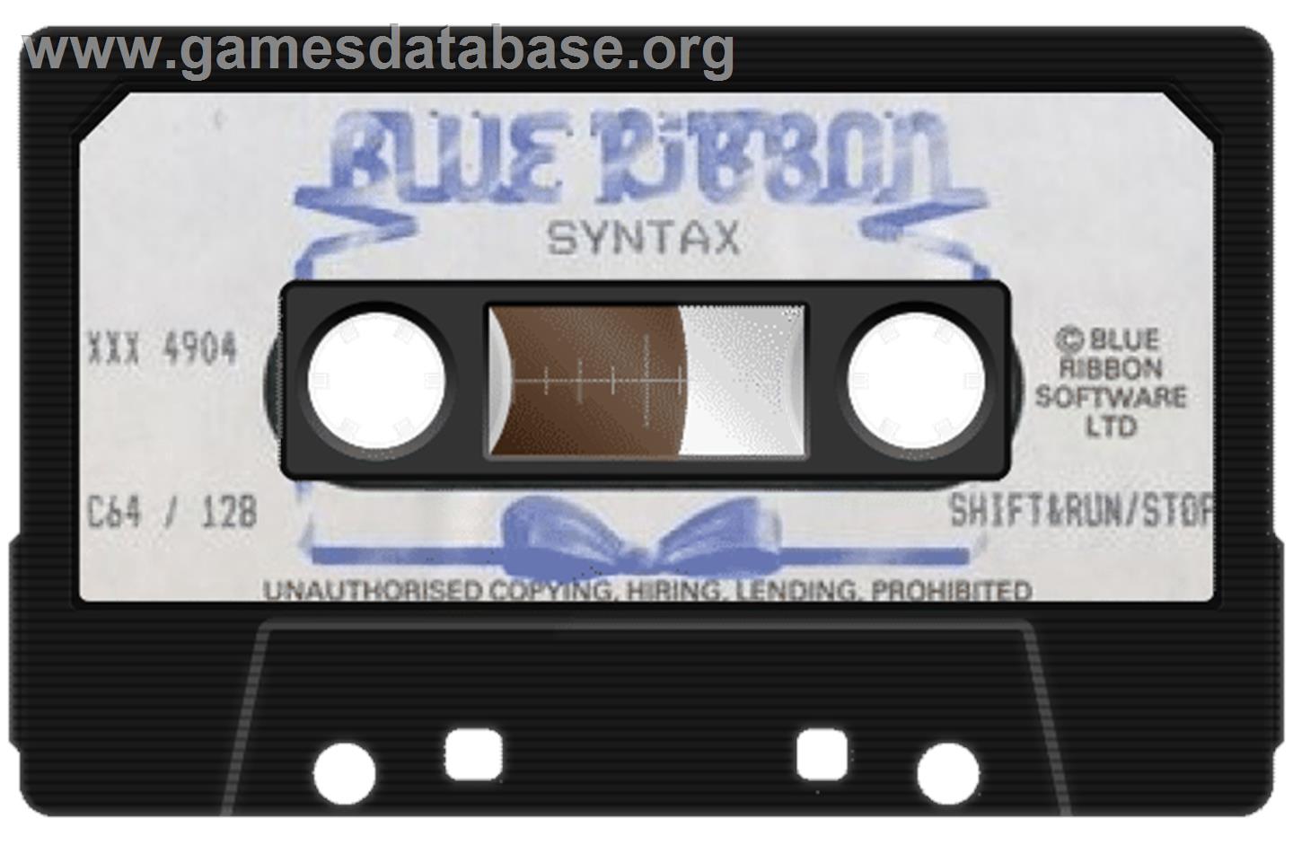 Syntax - Commodore 64 - Artwork - Cartridge