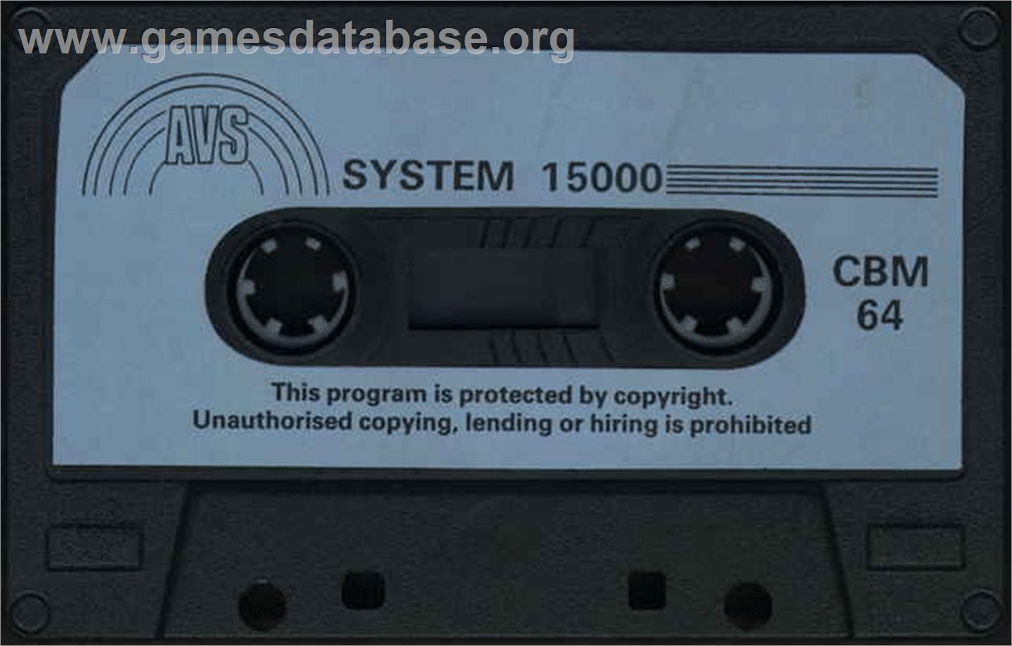System - Commodore 64 - Artwork - Cartridge