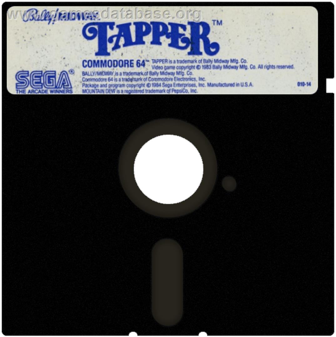 Tapper - Commodore 64 - Artwork - Cartridge
