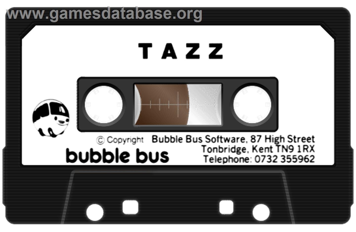 Tazz - Commodore 64 - Artwork - Cartridge