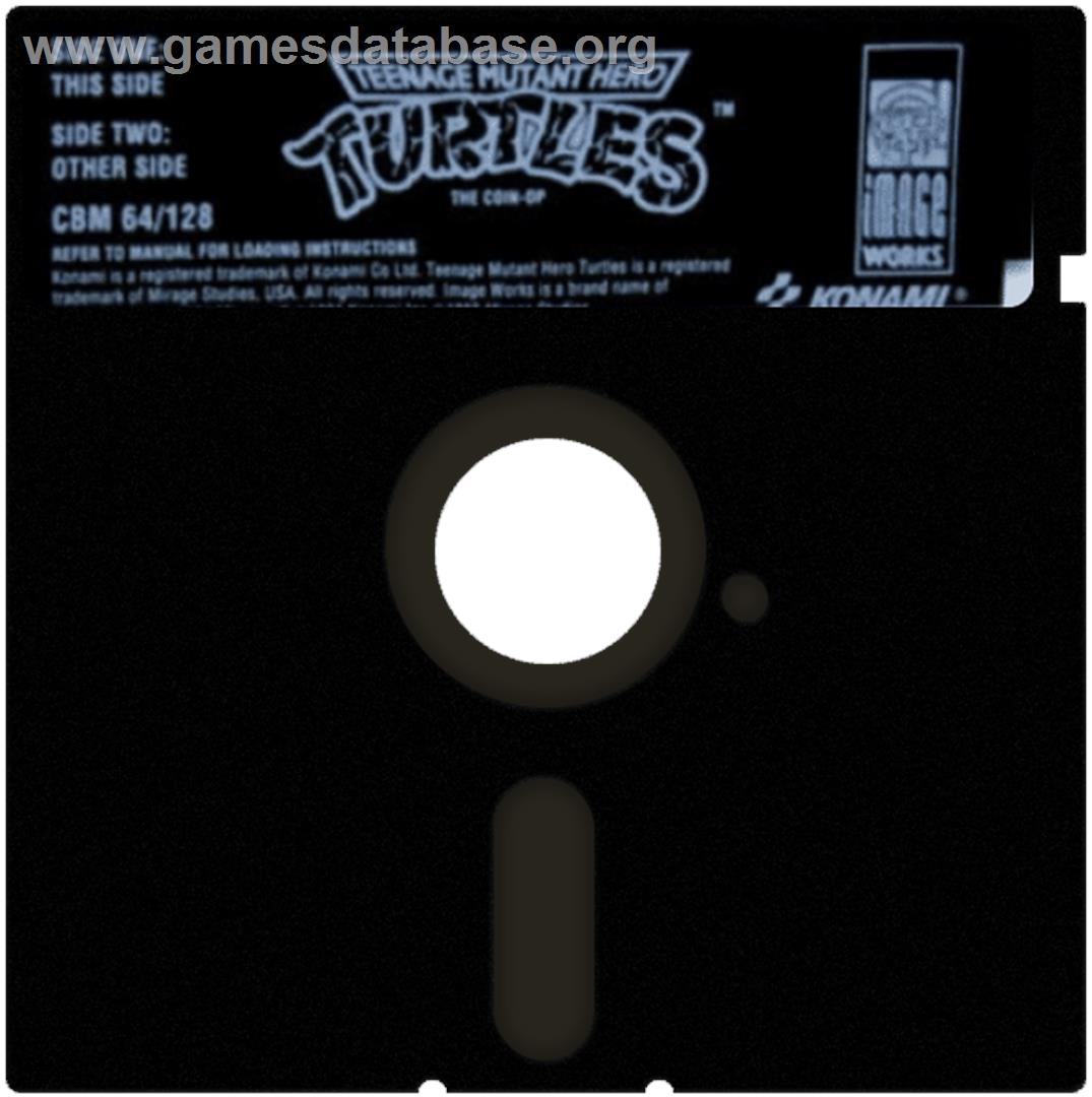 Teenage Mutant Ninja Turtles II: The Arcade Game - Commodore 64 - Artwork - Cartridge