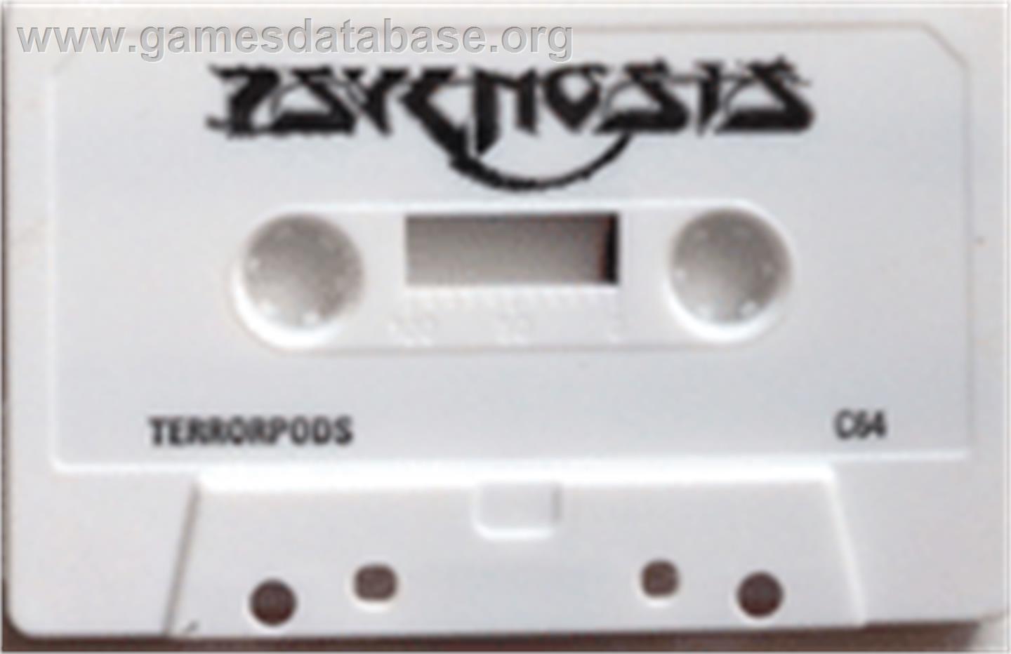 Terrorpods - Commodore 64 - Artwork - Cartridge