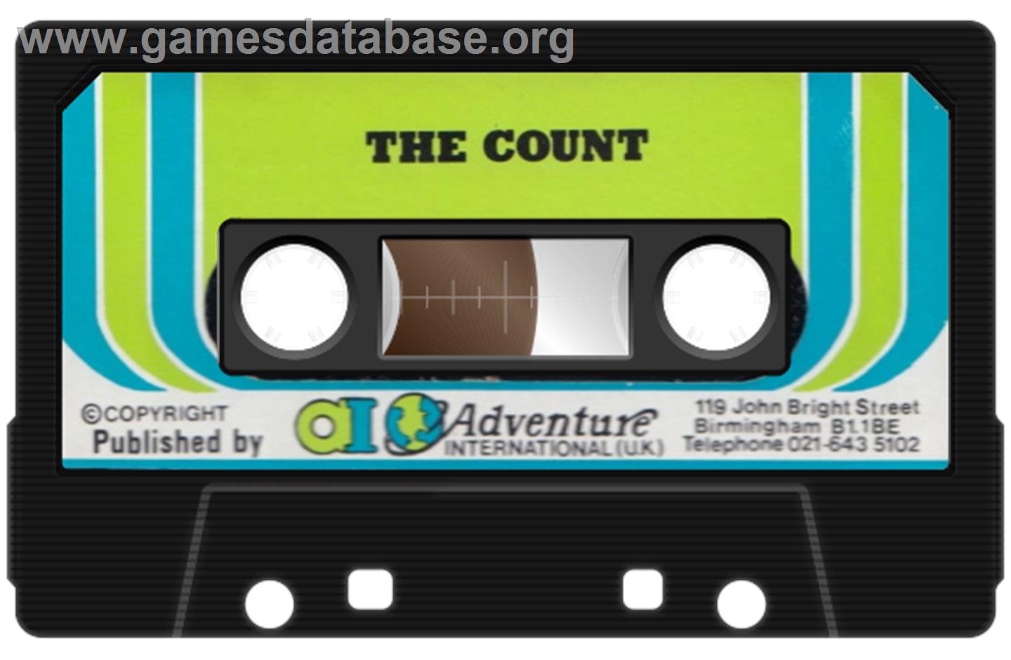 The Count - Commodore 64 - Artwork - Cartridge