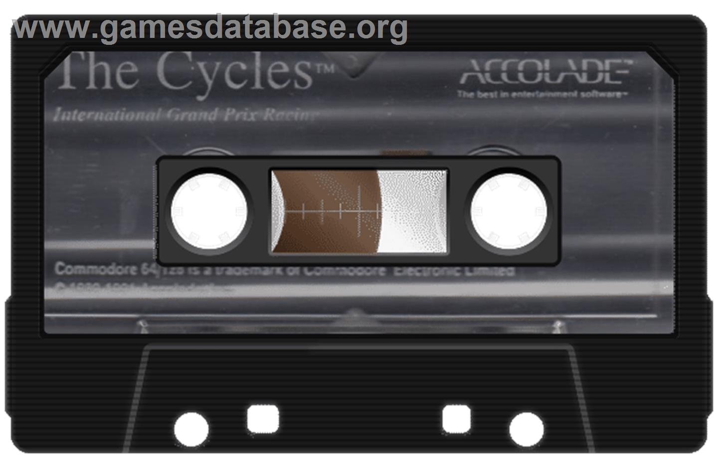 The Cycles: International Grand Prix Racing - Commodore 64 - Artwork - Cartridge