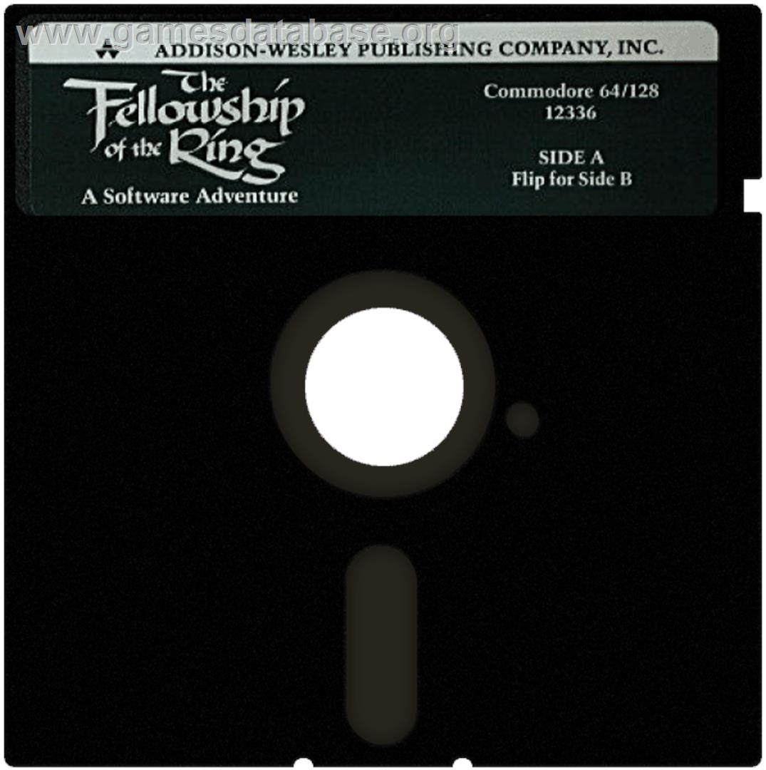 The Fellowship of the Ring - Commodore 64 - Artwork - Cartridge