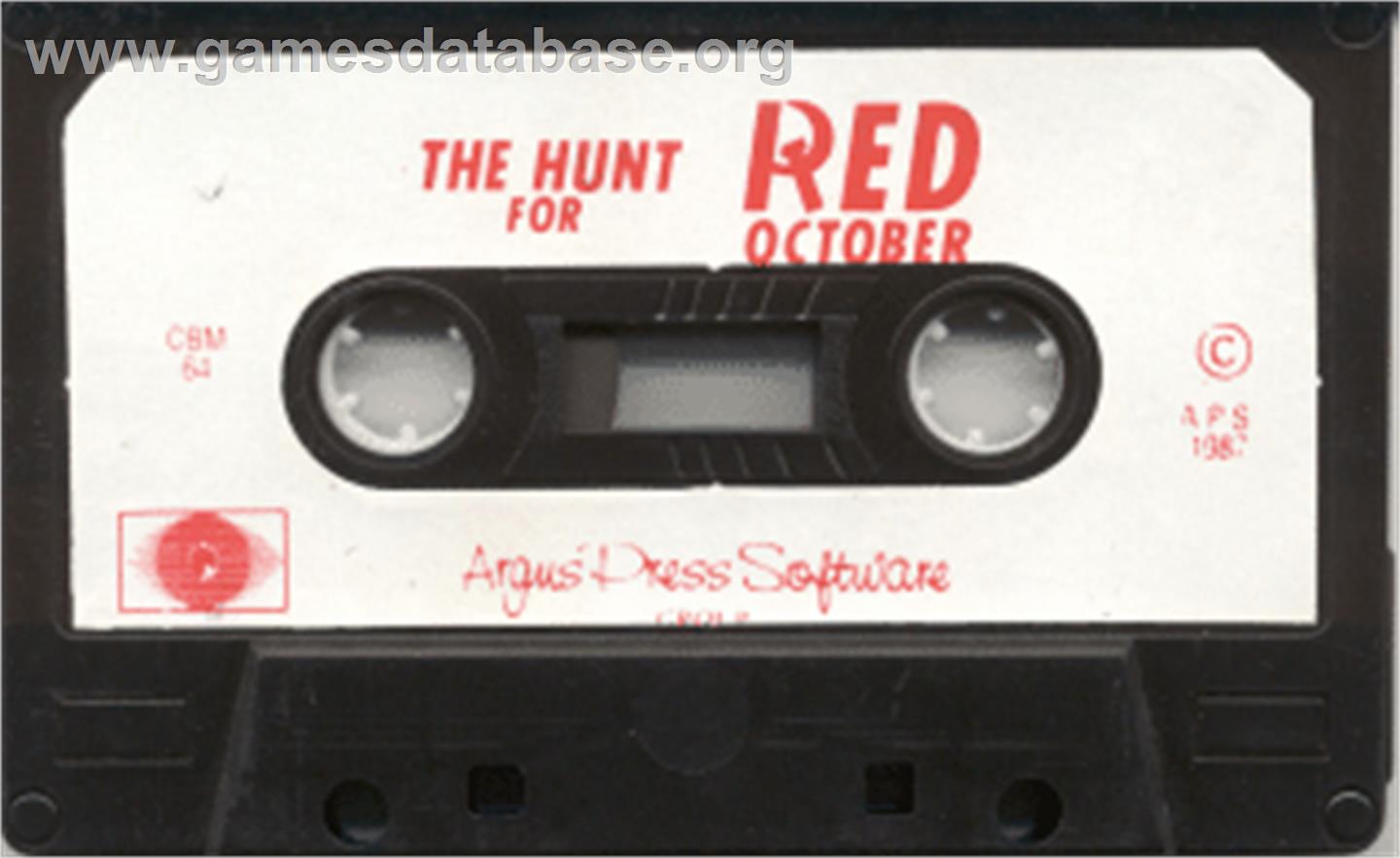The Hunt for Red October - Commodore 64 - Artwork - Cartridge