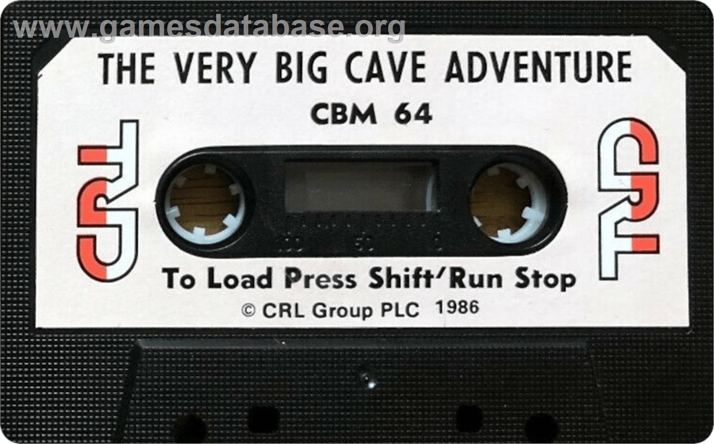 The Very Big Cave Adventure - Commodore 64 - Artwork - Cartridge