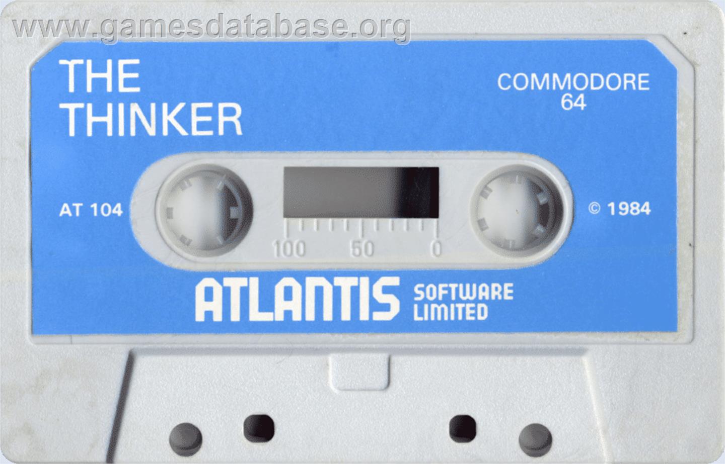 Thinker, The (Duckworth Home Computing) - Commodore 64 - Artwork - Cartridge
